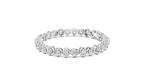Cushion Diamond Link Tennis Bracelet