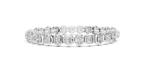 Cushion Diamond Link Tennis Bracelet