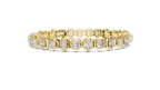 Cushion Diamond Link Tennis Bracelet