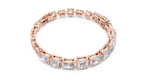 Radiant and Emerald Cut Diamond Bracelet