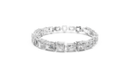 Radiant and Emerald Cut Diamond Bracelet
