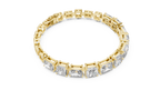 Radiant and Emerald Cut Diamond Bracelet