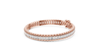 Emerald Cut Diamond Tennis Bracelet