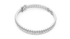 Emerald Cut Diamond Tennis Bracelet