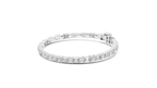 Emerald Cut Diamond Link Tennis Bracelet