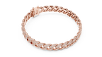 Iced Out Cuban Link Diamond Bracelet
