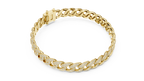 Iced Out Cuban Link Diamond Bracelet