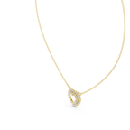 1Diamond Heart Halo Pendant Necklace