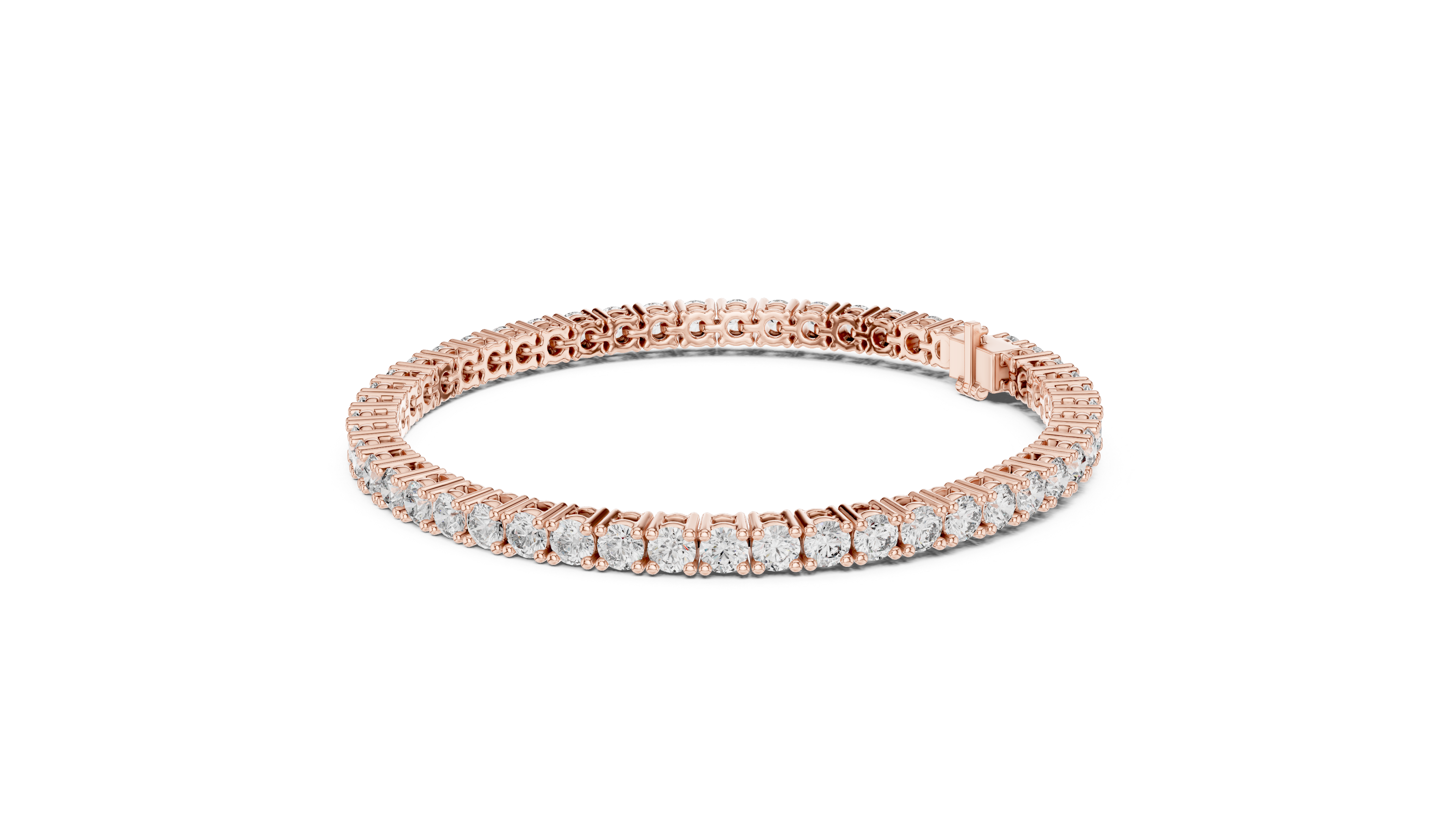 Classic Round Diamond Tennis Bracelet
