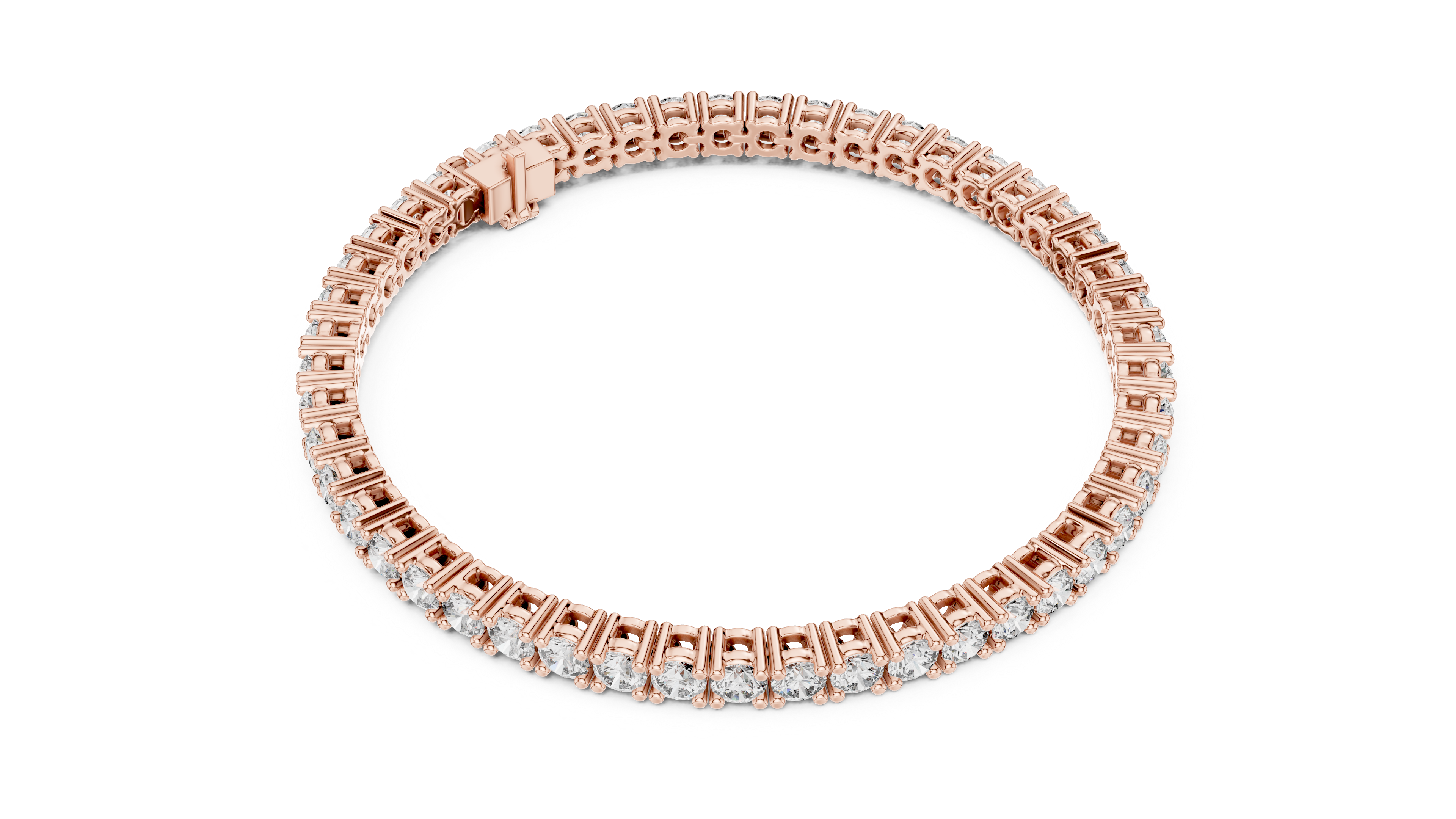 Classic Round Diamond Tennis Bracelet