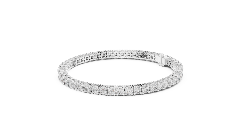 Classic Round Diamond Tennis Bracelet
