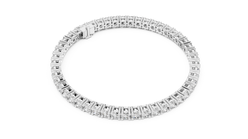 Classic Round Diamond Tennis Bracelet