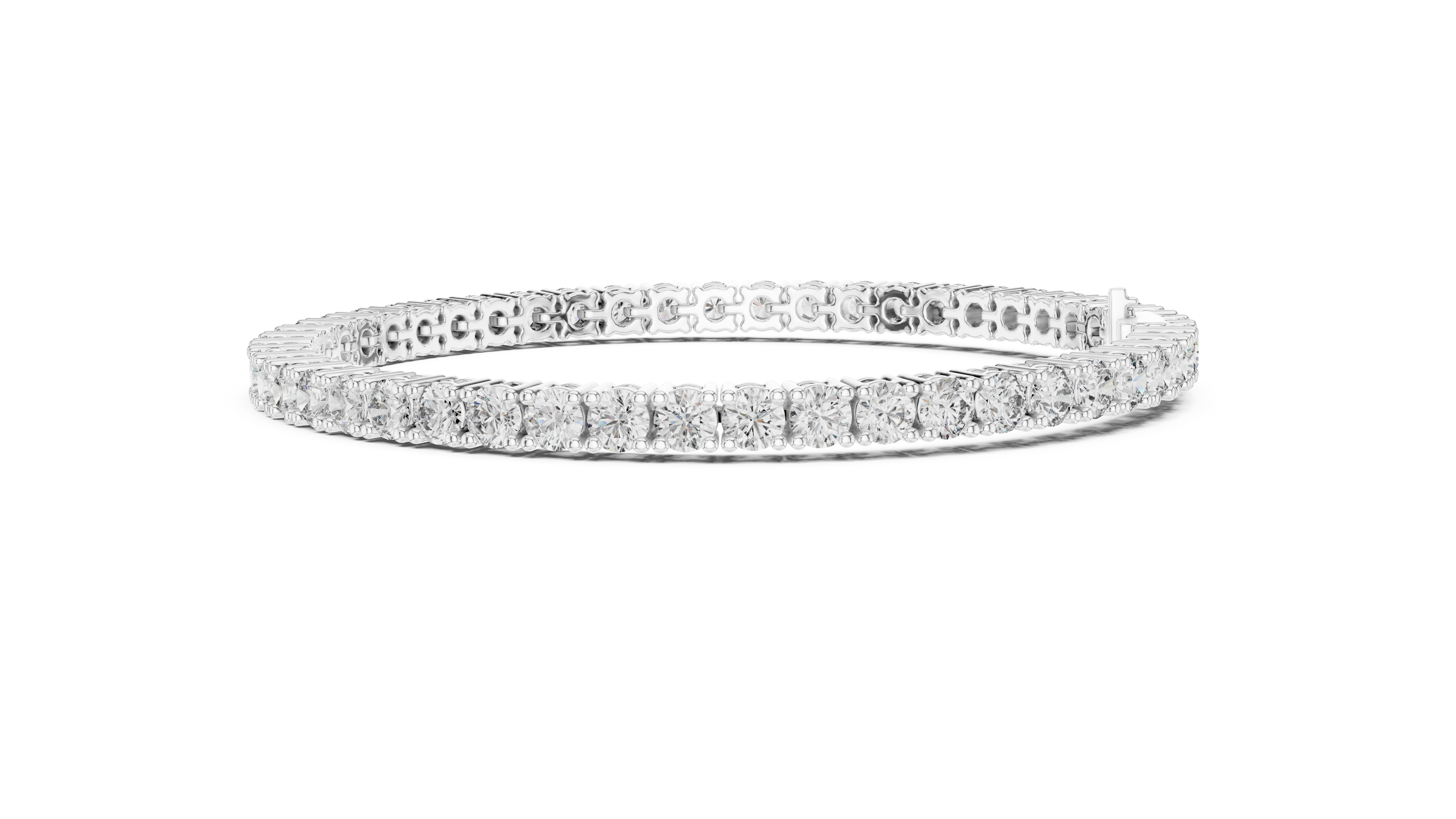Classic Round Diamond Tennis Bracelet