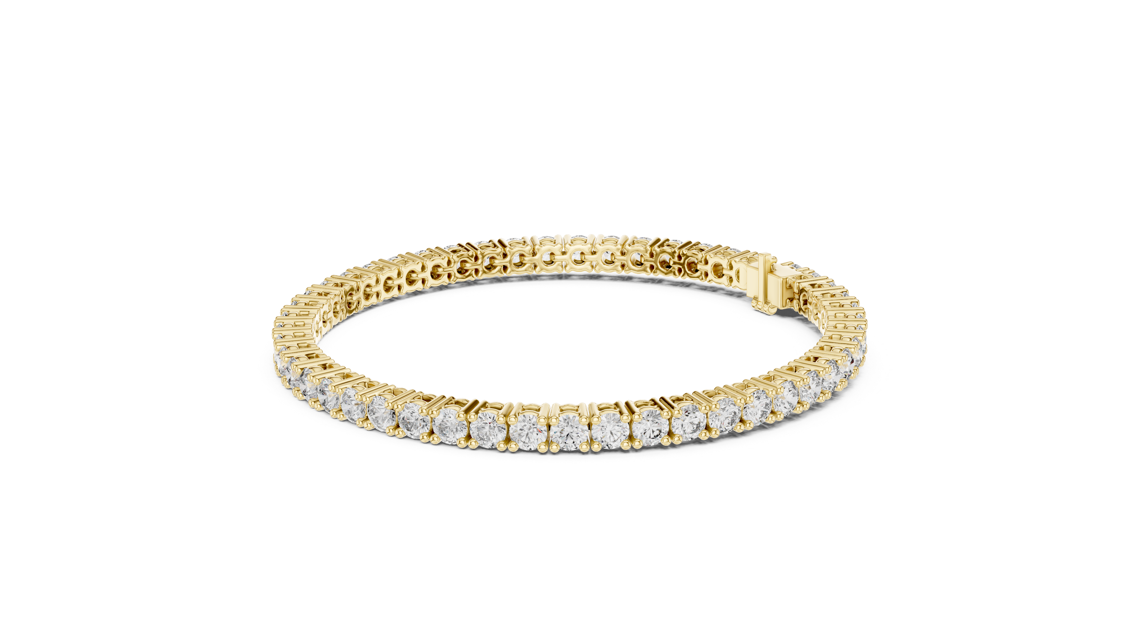 Classic Round Diamond Tennis Bracelet