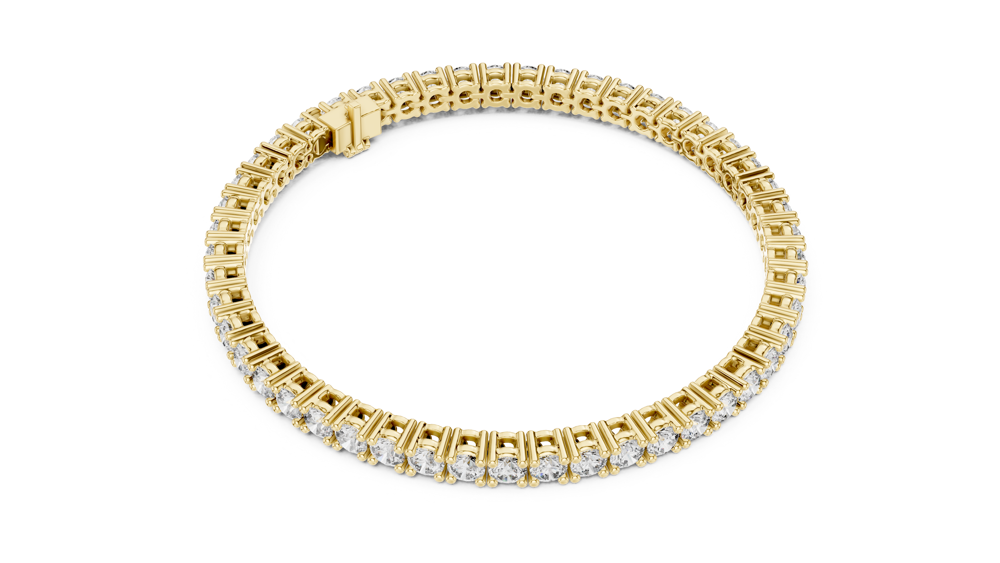 Classic Round Diamond Tennis Bracelet