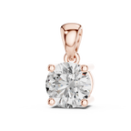 1Classic Round Diamond Solitaire Pendant