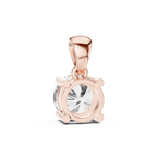1Classic Round Diamond Solitaire Pendant