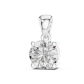 Classic Round Diamond Solitaire Pendant