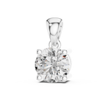 1Classic Round Diamond Solitaire Pendant