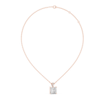 1Princess Cut Diamond Solitaire Pendant