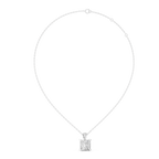 1Princess Cut Diamond Solitaire Pendant