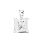 1Princess Cut Diamond Solitaire Pendant
