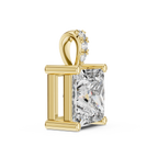 1Princess Cut Diamond Solitaire Pendant