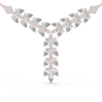 1Pear Diamond V Drop Statement Necklace