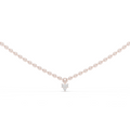 1Minimal Diamond Drop Pendant Necklace