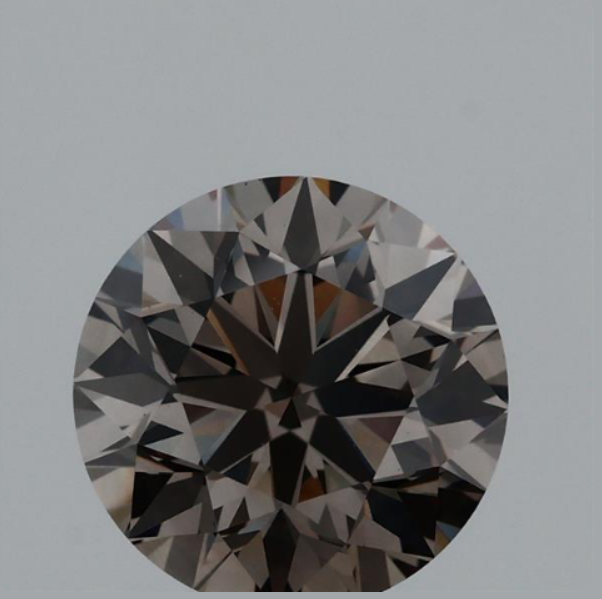 2.02 CT Light Yellowish Grey Lab Grown Diamond | Round Brilliant | IGI