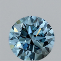 1.00 CT Fancy Vivid Blue Lab Grown Diamond | Round Brilliant | IGI Certified