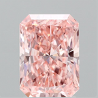 2.00 CT Fancy Vivid Pink Lab Grown Diamond | Radiant Cut | IGI Certified