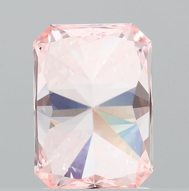 2.00 CT Fancy Vivid Pink Lab Grown Diamond | Radiant Cut | IGI Certified