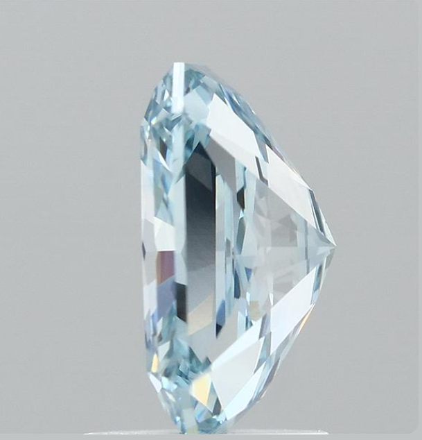 2.00 CT Fancy Vivid Blue Lab Grown Diamond | Radiant Cut | IGI Certified