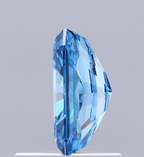 1.00 CT Fancy Vivid Blue Lab Grown Diamond | Radiant Cut | IGI Certified