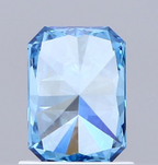 1.00 CT Fancy Vivid Blue Lab Grown Diamond | Radiant Cut | IGI Certified
