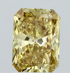 2.01 CT Fancy Vivid Yellow Lab Grown Diamond | Radiant Cut | IGI Certified