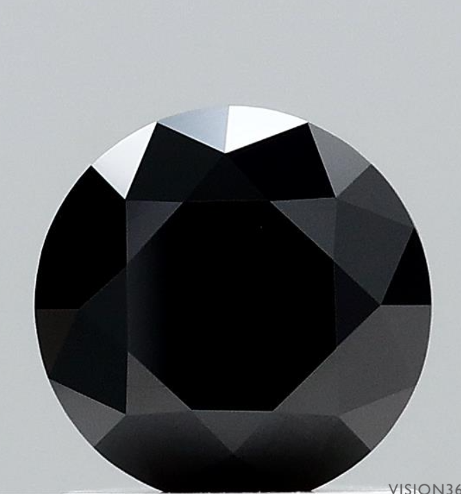 IGI | 1.09 CT Fancy Black Lab Grown Diamond | Round Brilliant |