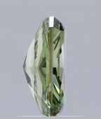 1.00 CT Fancy Vivid Green Lab Grown Diamond | Radiant Cut | IGI Certified