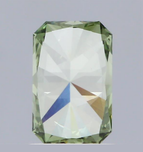 1.00 CT Fancy Vivid Green Lab Grown Diamond | Radiant Cut | IGI Certified
