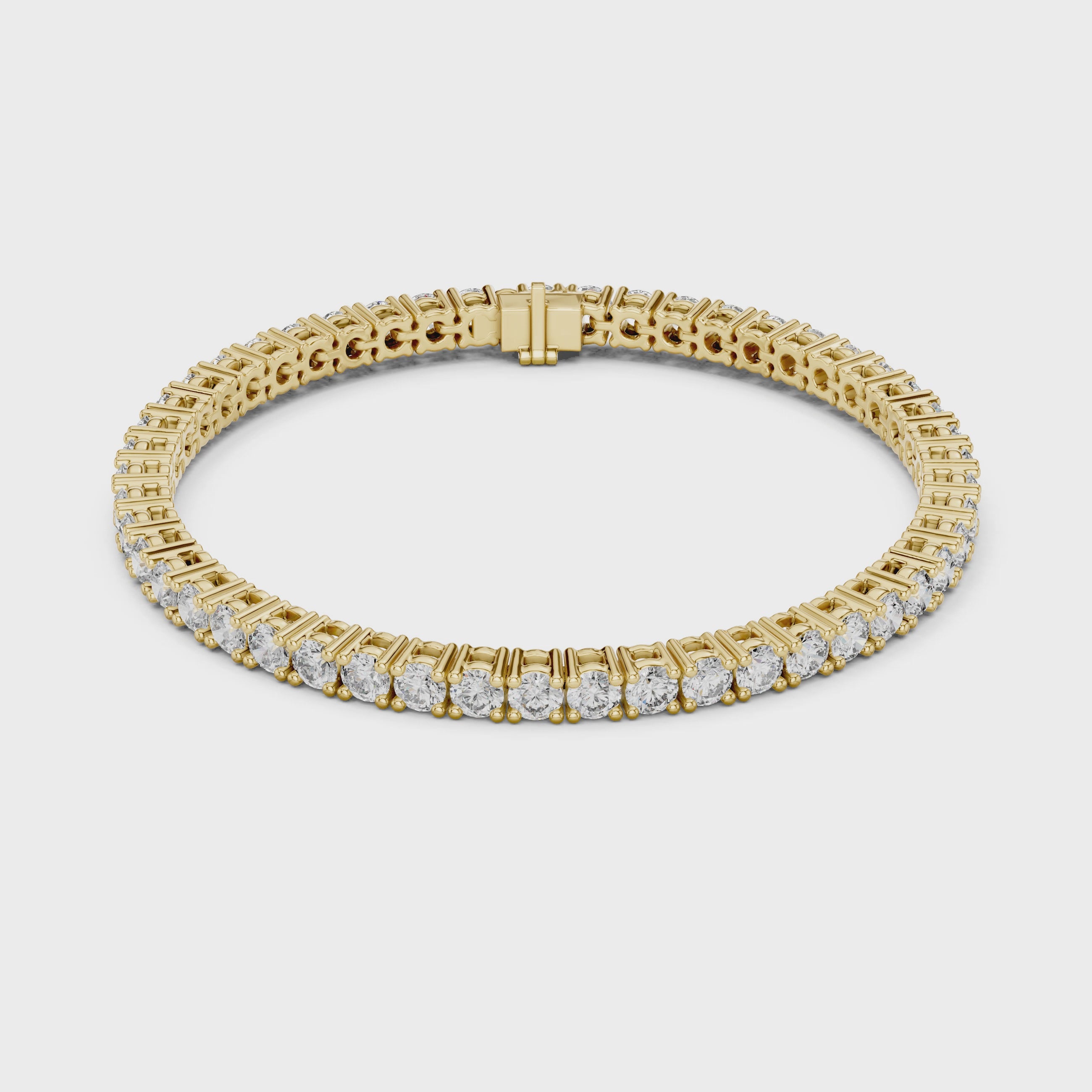 Classic Round Diamond Tennis Bracelet