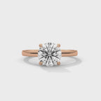 Classic Round Diamond Solitaire Engagement Ring