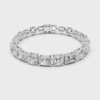 Radiant and Emerald Cut Diamond Bracelet