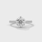 Classic Round Diamond Solitaire Ring