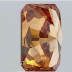 1.50 CT Fancy Vivid Orange Lab Grown Diamond | Radiant Cut | IGI Certified