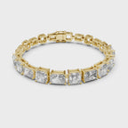 Radiant and Emerald Cut Diamond Bracelet