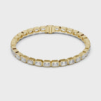 Emerald Cut Diamonds Tennis Bracelet