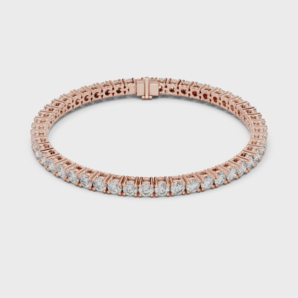 Classic Round Diamond Tennis Bracelet