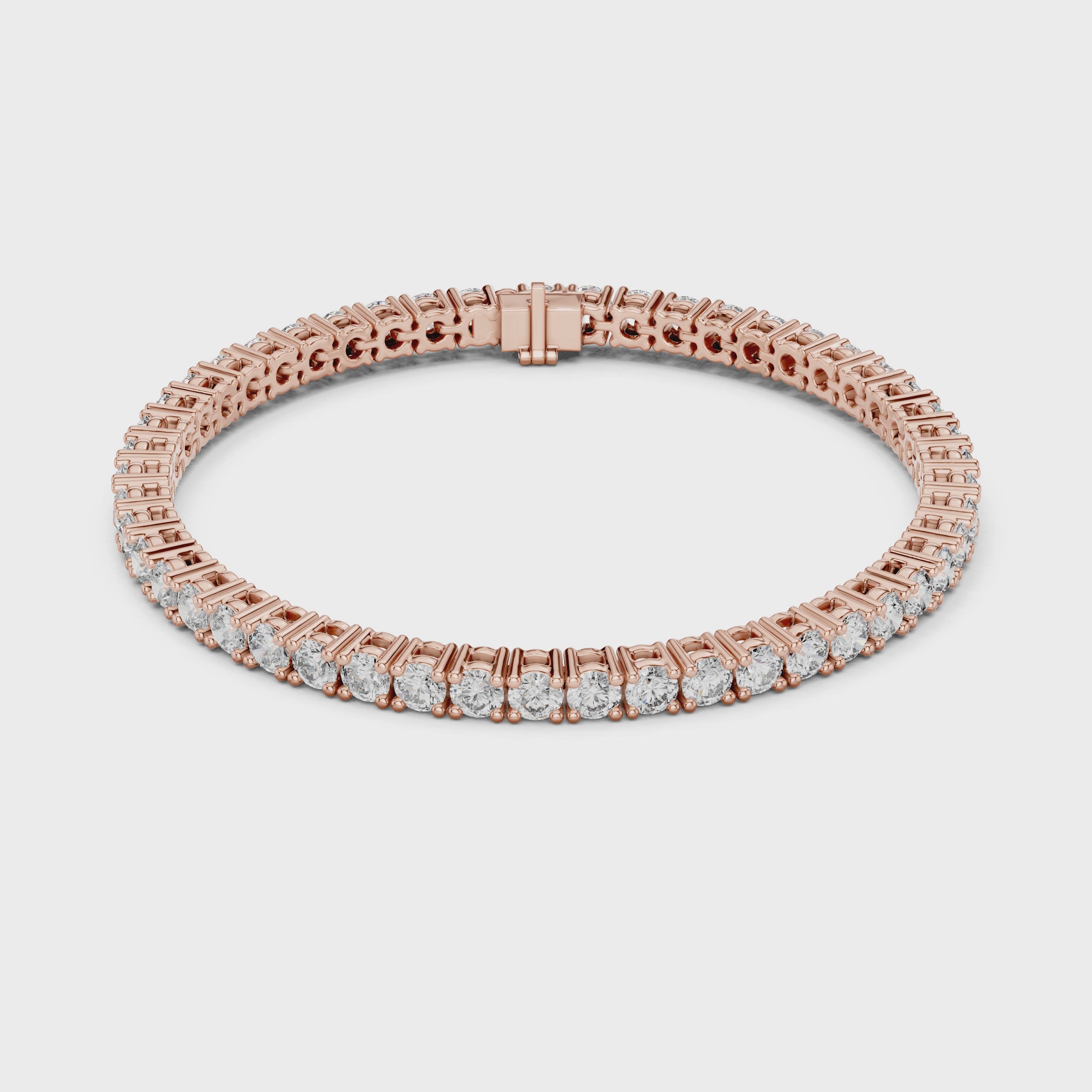 Classic Round Diamond Tennis Bracelet