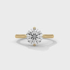 Classic Round Diamond Solitaire Ring